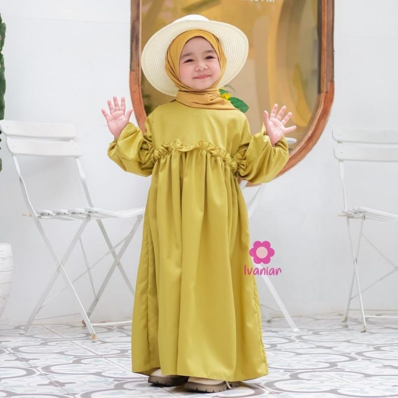Ivaniar Baju Balon "Salsa Dress" gamis anak perempuan