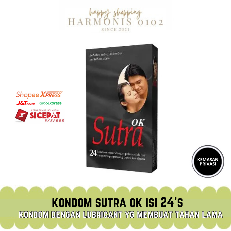 Kondom Sutra OK isi 24 Pcs - Kondom Hitam Sutra