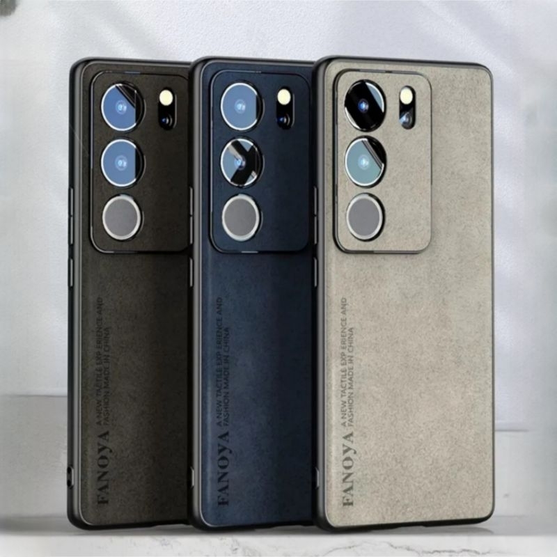 Casing Vivo V29 V 29 5G V29E Hard Soft Case Fano Leather Slim Back Cover