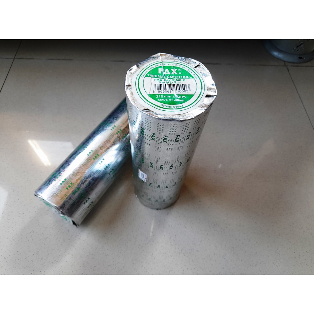 Thermal Paper Roll Fax  210mm x 50 meter - Fax