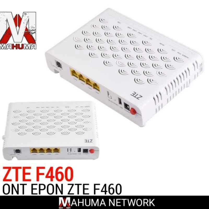 ONT EPON ONU ZTE ZXHN F460 ACCESS POINT WIRELESS WIFI BUKAN F660 F609
