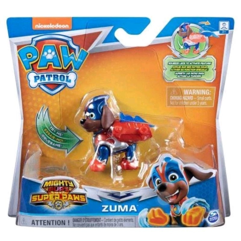 Paw patrol mighty pups super paws Zuma Figure originka