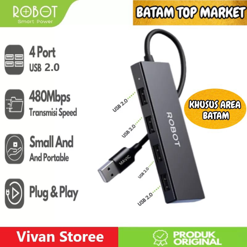 USB HUB 4 PORT ROBOT H130