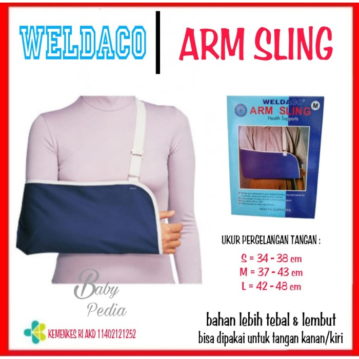 BabyPedia Arm Sling WELDACO / Penyangga Tangan (lengan) - Kualitas Premium