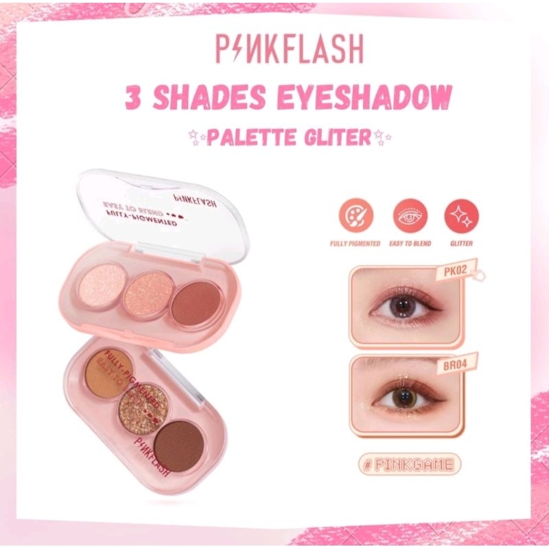 PinkFlash Eyeshadow 3 Pan