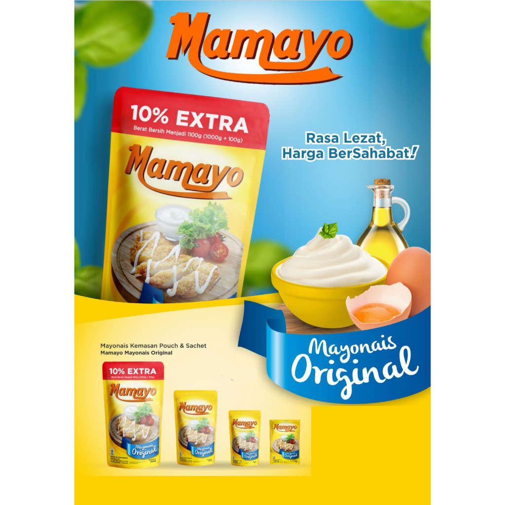 

Mamayo 1kg Original Mayo Mayonais Mayo Mayonnaise