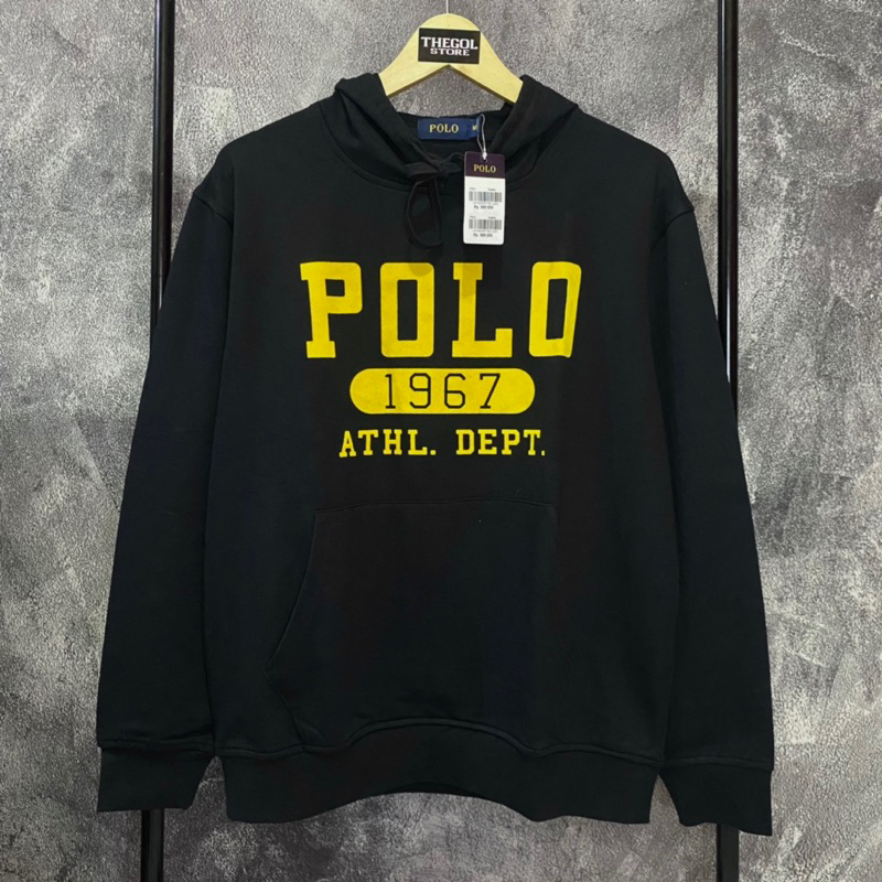 PULLOVER HOODIE POLO ATHLETIC (Black) ORIGINAL
