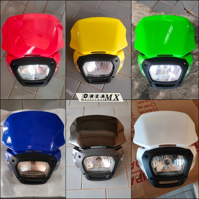 Headlamp trail old Reflektor Batok Lampu depan trail jadul ts jadul ts 125 trail vintage