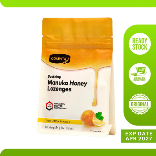

Permen Comvita Manuka Honey UMF 10 + Lemon 12 Lozenges