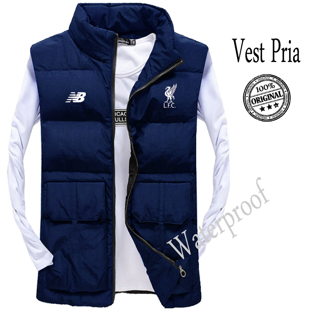 Jaket Rompi Pria Liverpool/Rompi Pria Murah/Rompi Pria Outdoor/Rompi Motor Pria/Jaket Rompi Cowok/Ro