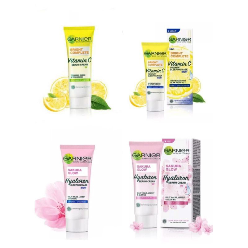 [BPOM] Garnier Day Cream & Night Cream 20Ml