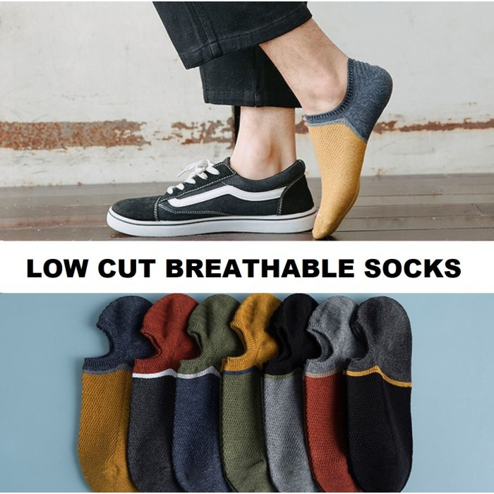Kaos Kaki Pria Low Cut Breathable Socks KK70