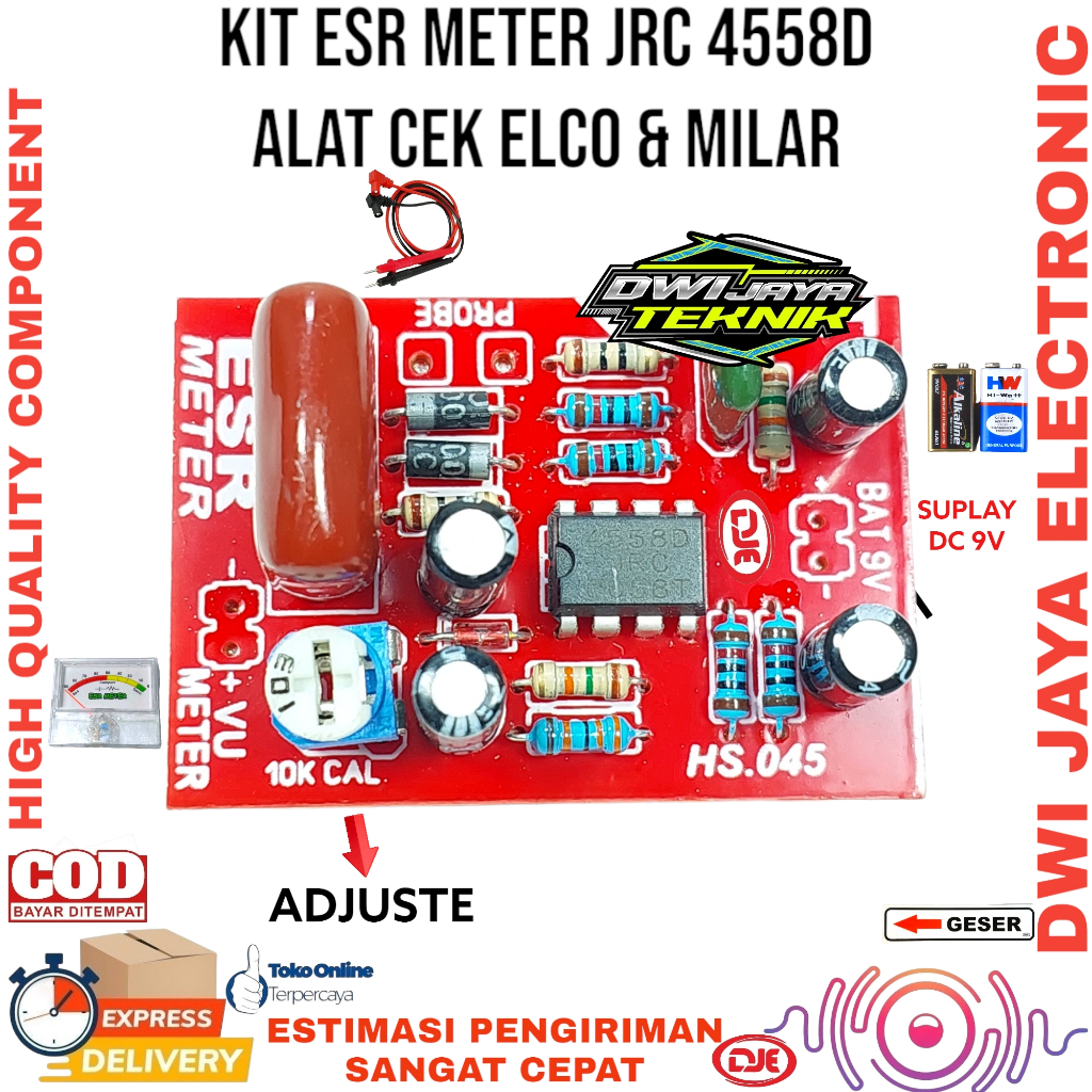 Jtterang Kit Esr Meter Analog