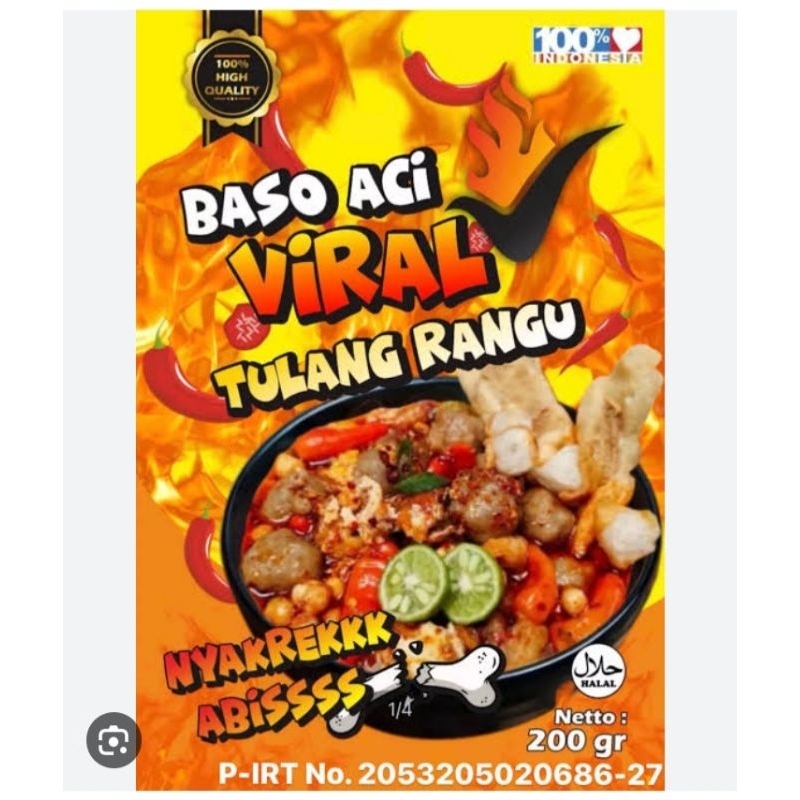 

Bakso Aci Tulang Runggu Viral