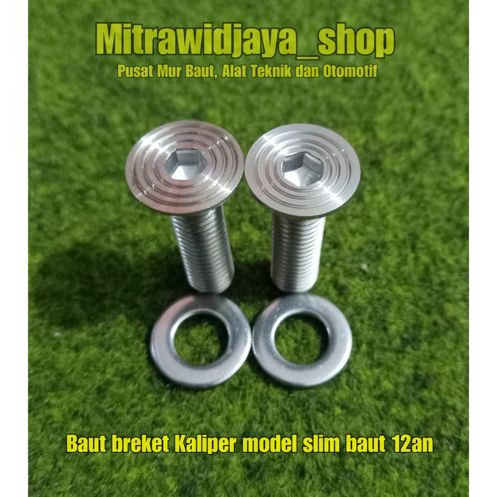 Baut L stainless breket kaliper Cakram Honda / Baut Dudukan Kaliper FIZ R FIZ-R baut breket kaliper