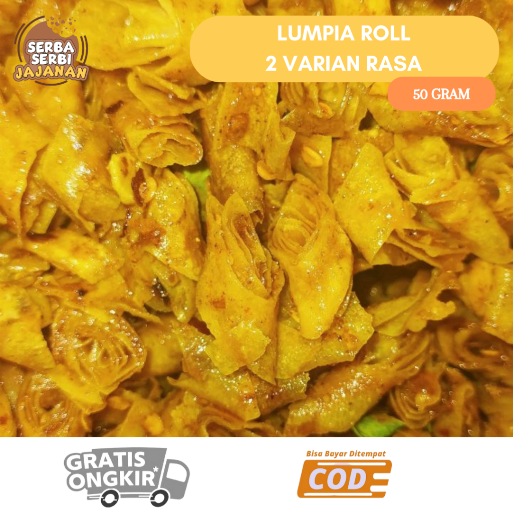 

Lumpia Roll Pedas Cikruh 50gr | Serba Serbi Jajanan | Cemilan Murah | Cemilan Pedas