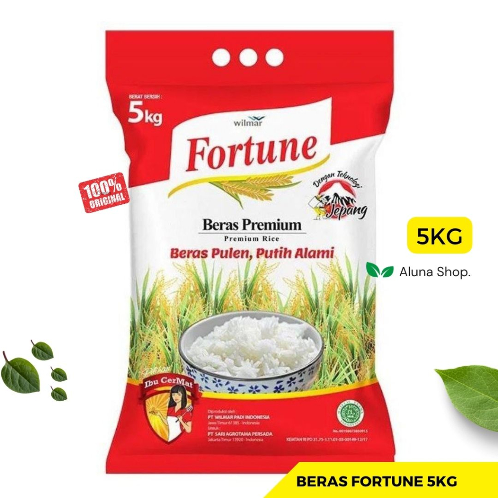 

Beras Fortune Kemasan 5Kg