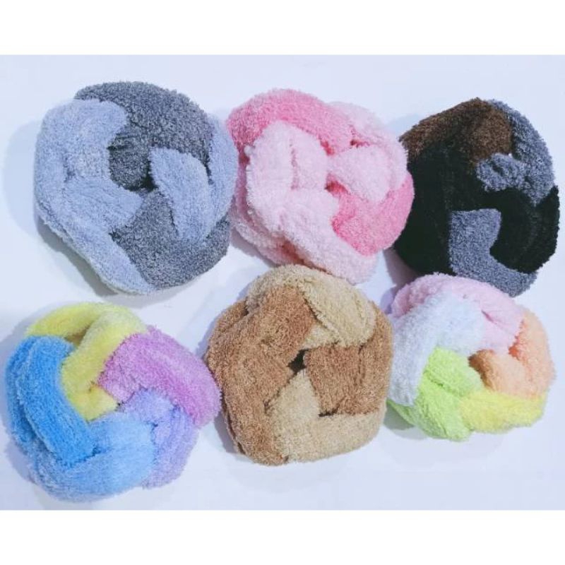 Ikat Rambut 5 Warna Lilit / Ikat Rambut Lilit