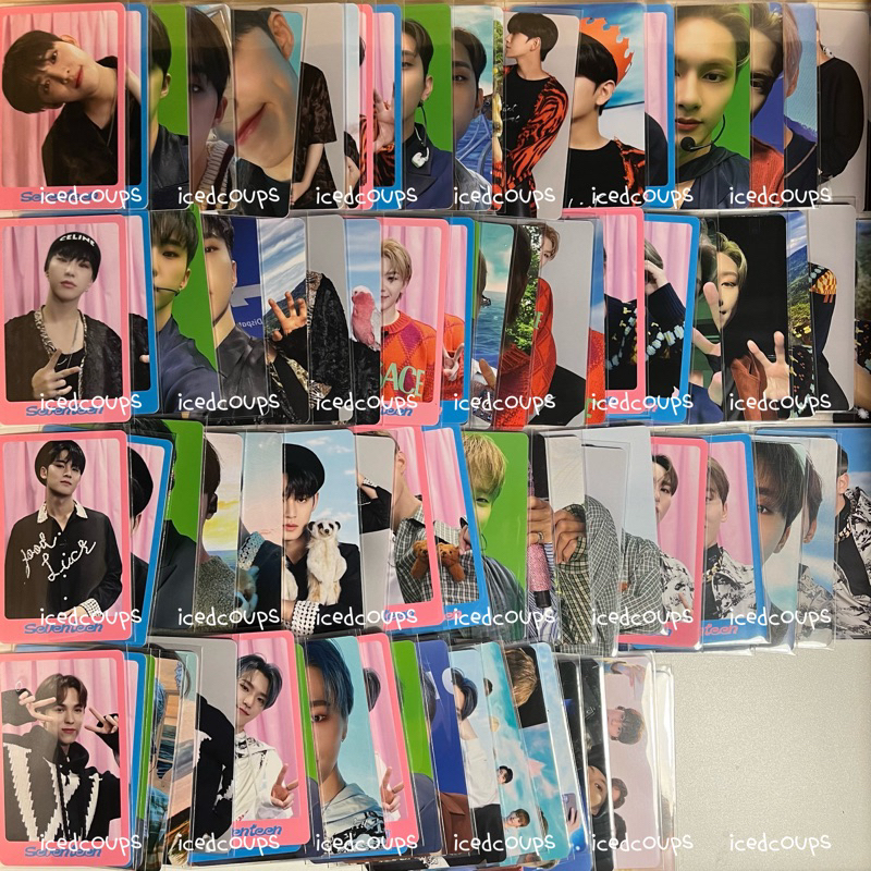 pc dicon 102 seventeen / scoups joshua jun hoshi woozi the8 mingyu dk seungkwan vernon dino / photob