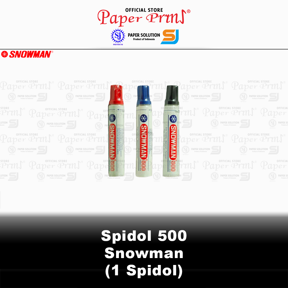 

Permanent Marker Spidol Jumbo 500 Snowman - 1 Spidol