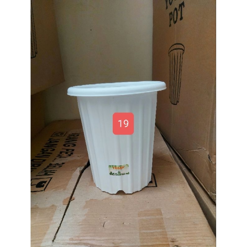 Pot YOGAP 19 Pot Tinggi Pot Plastik