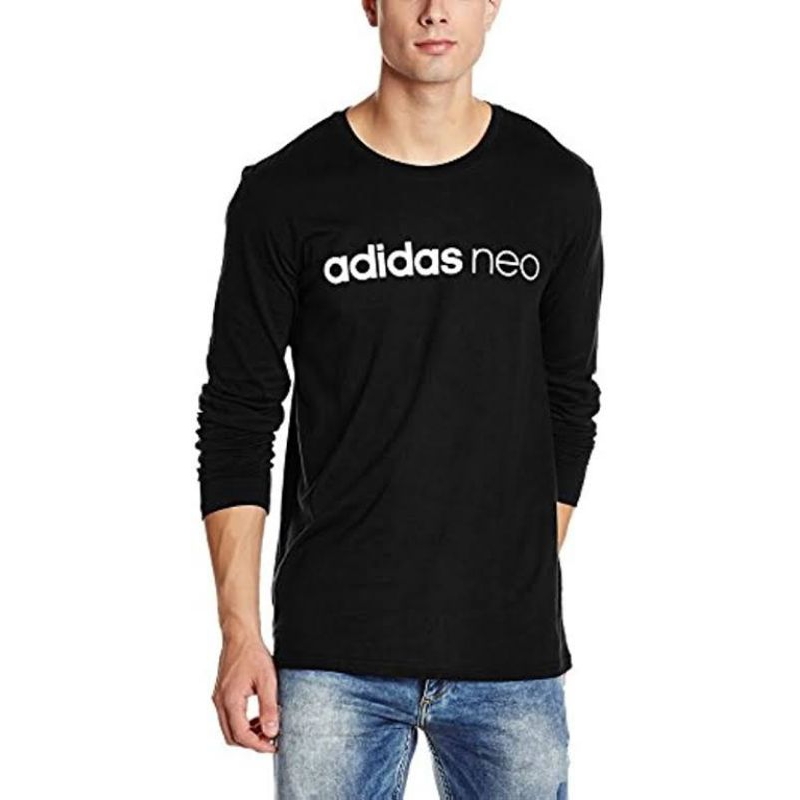 Tshirt - Long Sleeve Shirt - Kaos Lengan Panjang - Baju Lengan Panjang - Adidas Neo