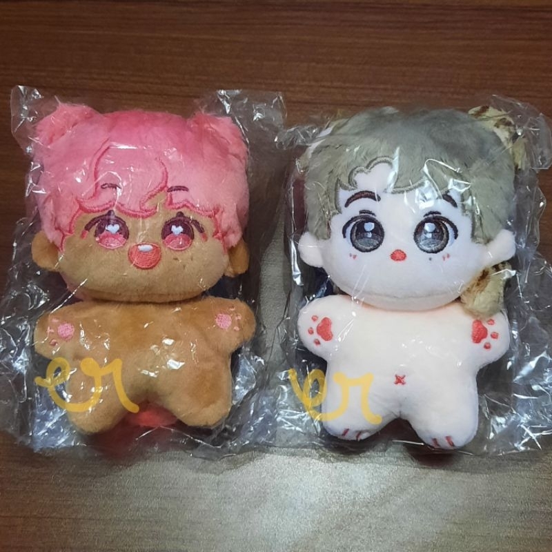 [READY STOCK] Doll Only 10cm NCT Haechan Tan Berry Bear Leopard Mark