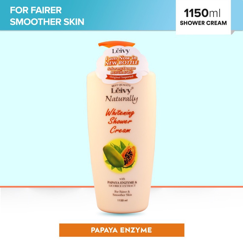 LEIVY NATURALLY WHITENING SHOWER CREAM