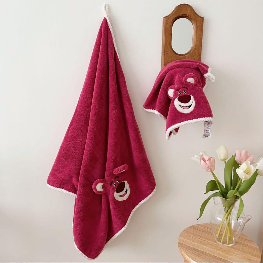 SET HANDUK MANDI SANRIO DISNEY / HANDUK 3 IN 1