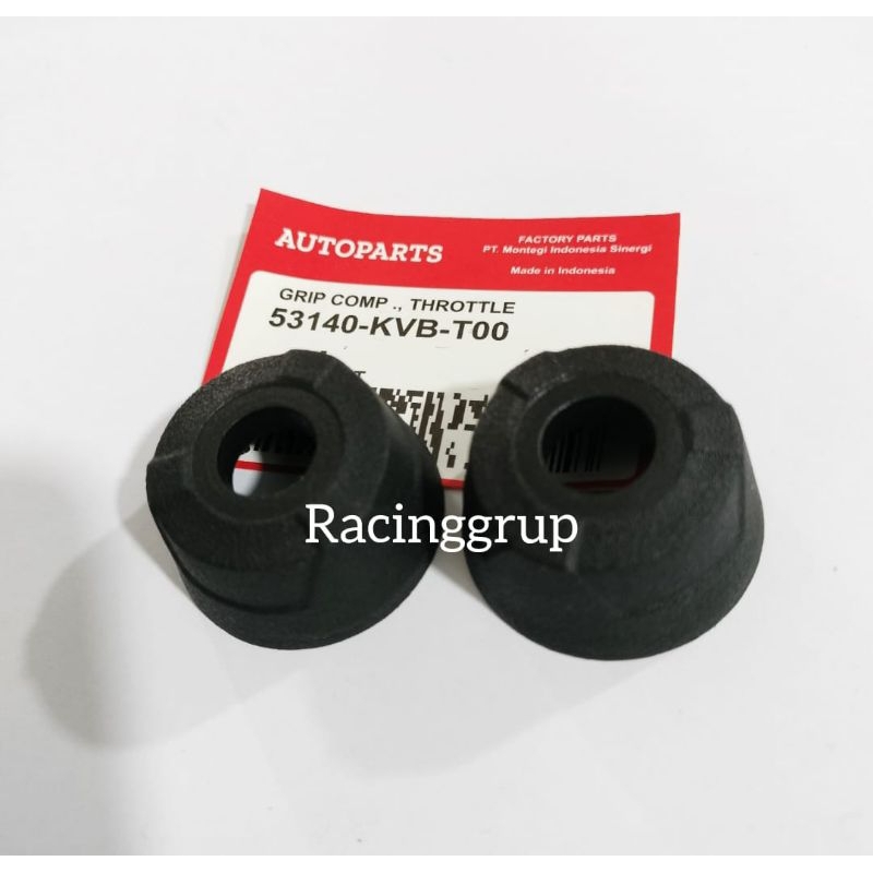 Jalu stang beat / Cover Grip End Tutup Jalu Stang Genio Beat LED Vario 160