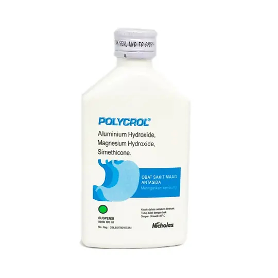 Polycrol Sirup 100ml - Obat Maag / Obat Asam Lambung