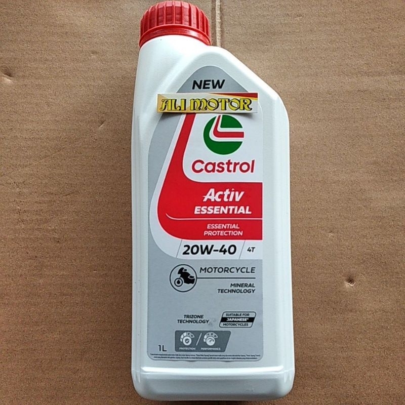 Oli castrol activ essential 20W-40 1L sport ori CASTROL