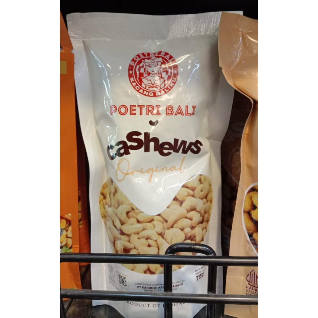 

Poetri bali cashews original 75g