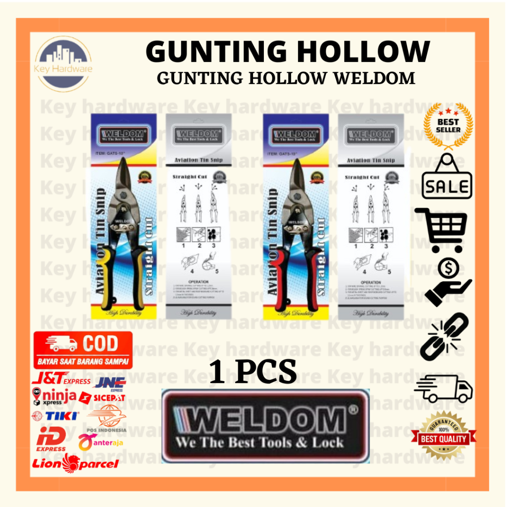 

TERMURAH GUNTING HOLOW / GUNTING SENG / GUNTING BAJA RINGAN BAGUS