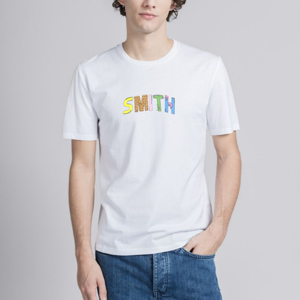 Kaos Smith Rainbow Pria Casual - House of Smith Kaos Pria - Smith Rainbow
