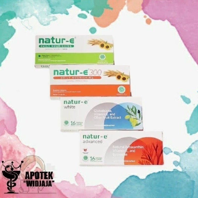 nature natur E 100iu 300iu adv 100 300 iu advanced 16's 32's 16 32 vitamin white capsul kapsul softg