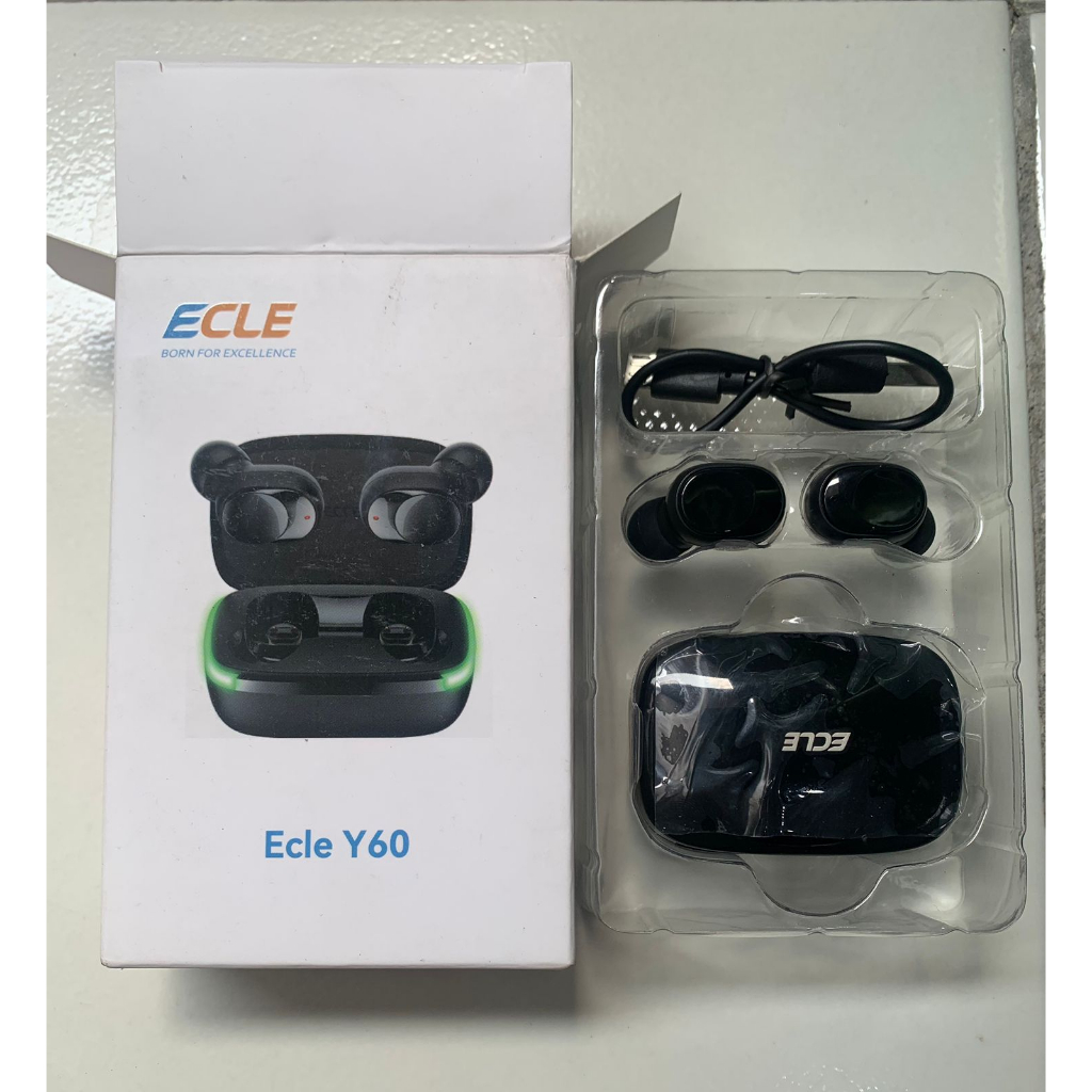 Ecle Y60 Earphone Sport Wireless Headset Bluetooth