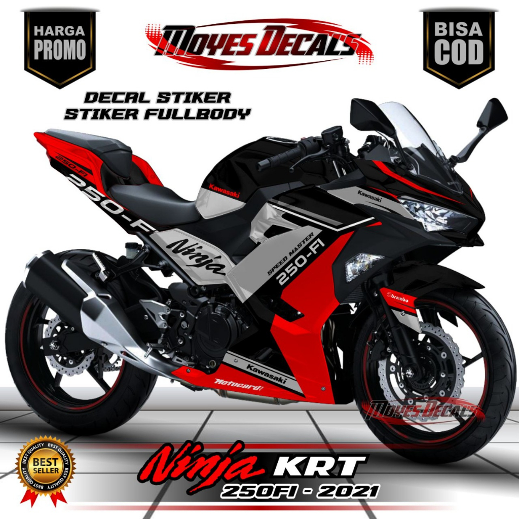 Decal Stiker Ninja KRT 250 - Stiker Fullbody Ninja 250FI 2021 MYS302