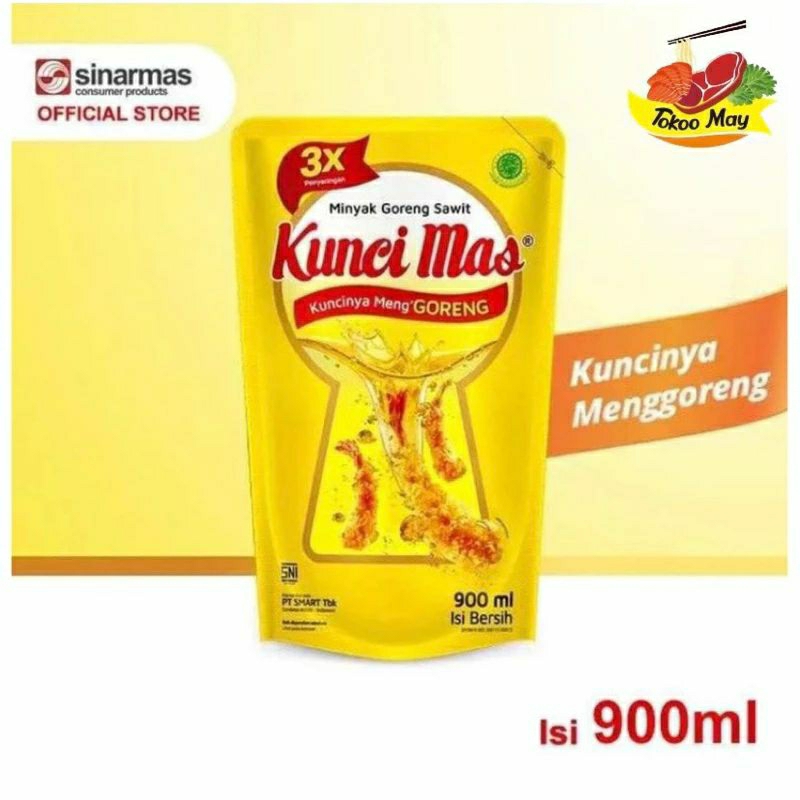 

Minyak Goreng Kunci Mas 900 ML Pouch Refill [READY STOK]