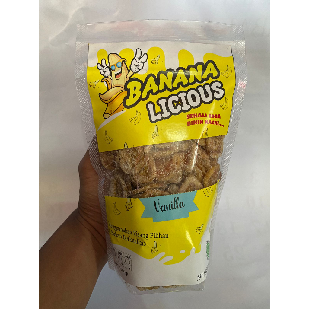

✅(Viral~Termurah) KERIPIK PISANG CARAMEL VANILLA 200gr