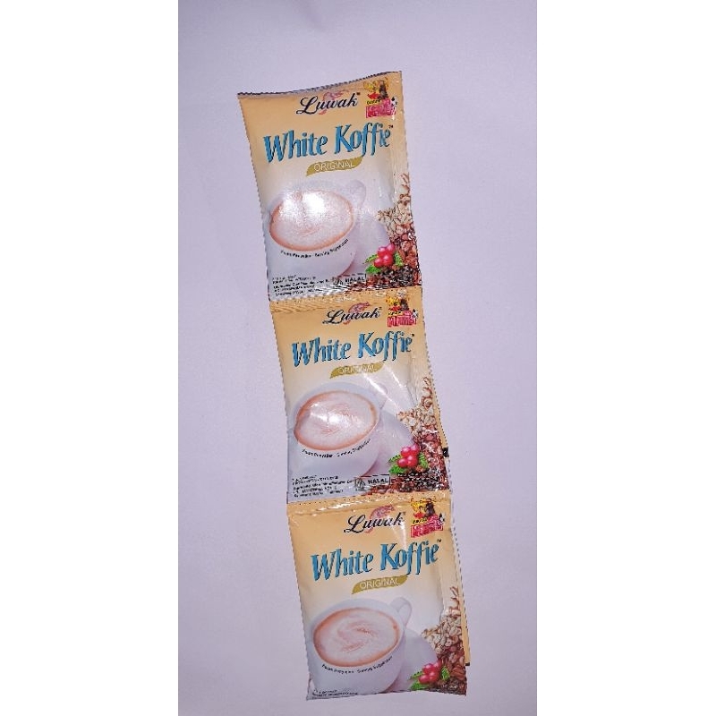 

Kopi Luwak White Coffe || Sachet Renceng