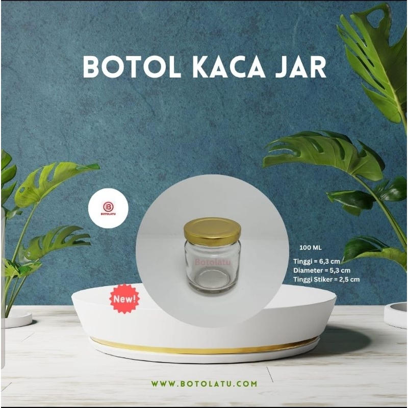 Botol Kaca Jar 100 ml