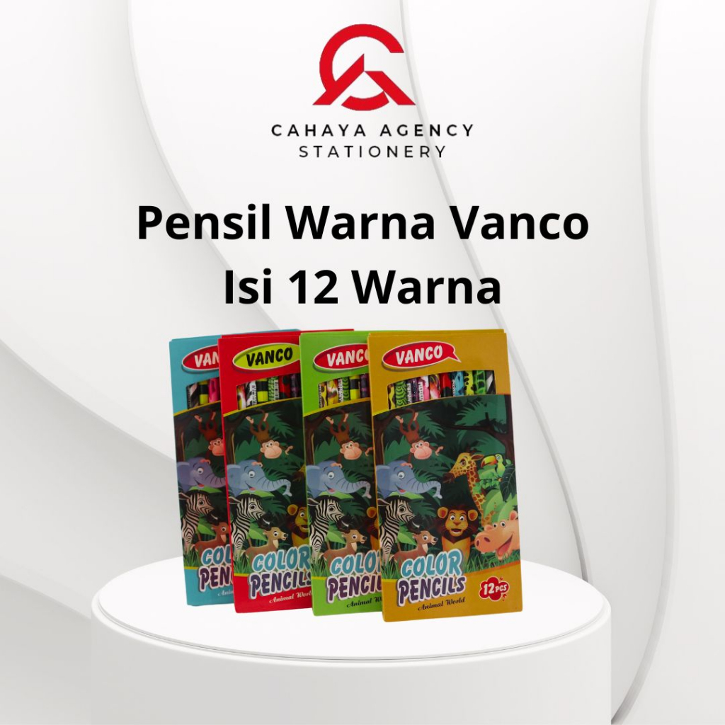 

Pensil Warna Vanco Zoo Isi 12 Warna
