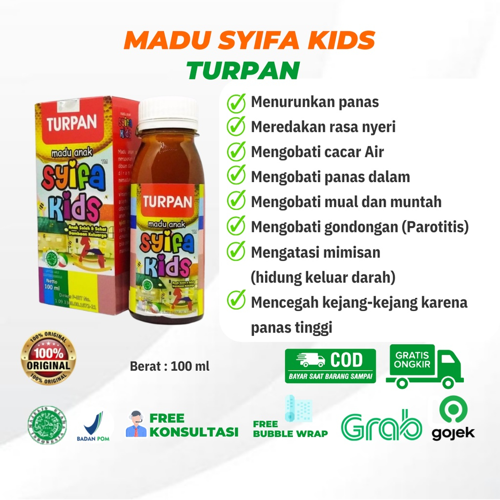 Obat Demam Herbal Alami Atasi Panas Batuk Pilek Madu Anak dan Dewasa