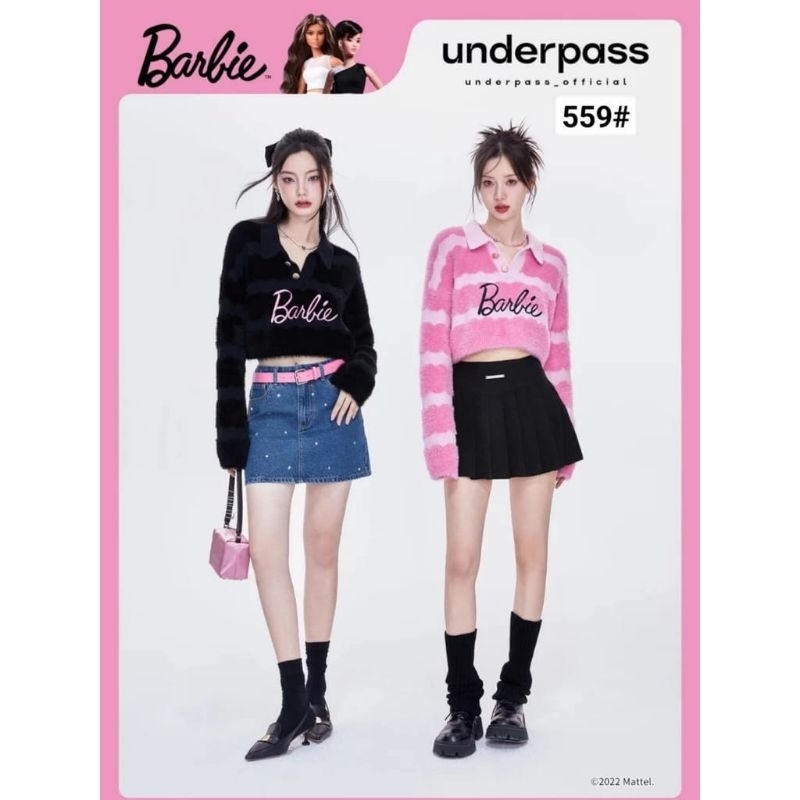 JYS ATASAN WANITA LENGAN PANJANG BARBIE RAJUT TEBAL IMPORT