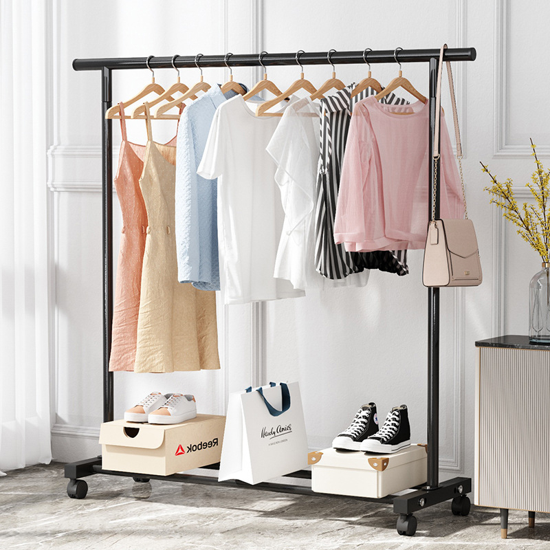 HALU Stand Hanger Single Rak Pakaian Serbaguna Jemuran Baju Gantungan Baju Rak Besi Portable HSH111