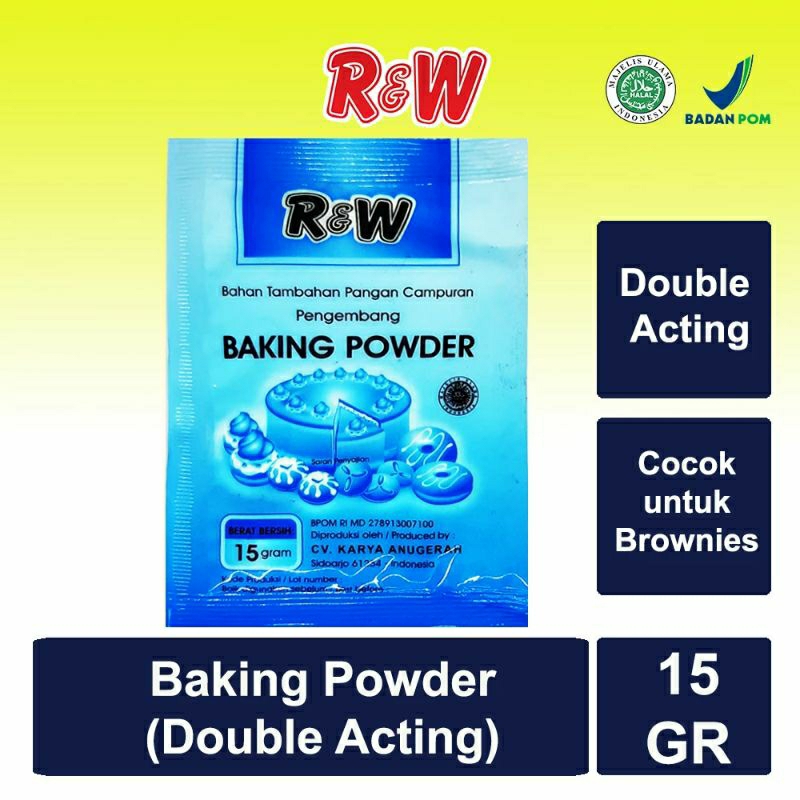 

Baking Powder Pengembang Kue Rajawali 15gr