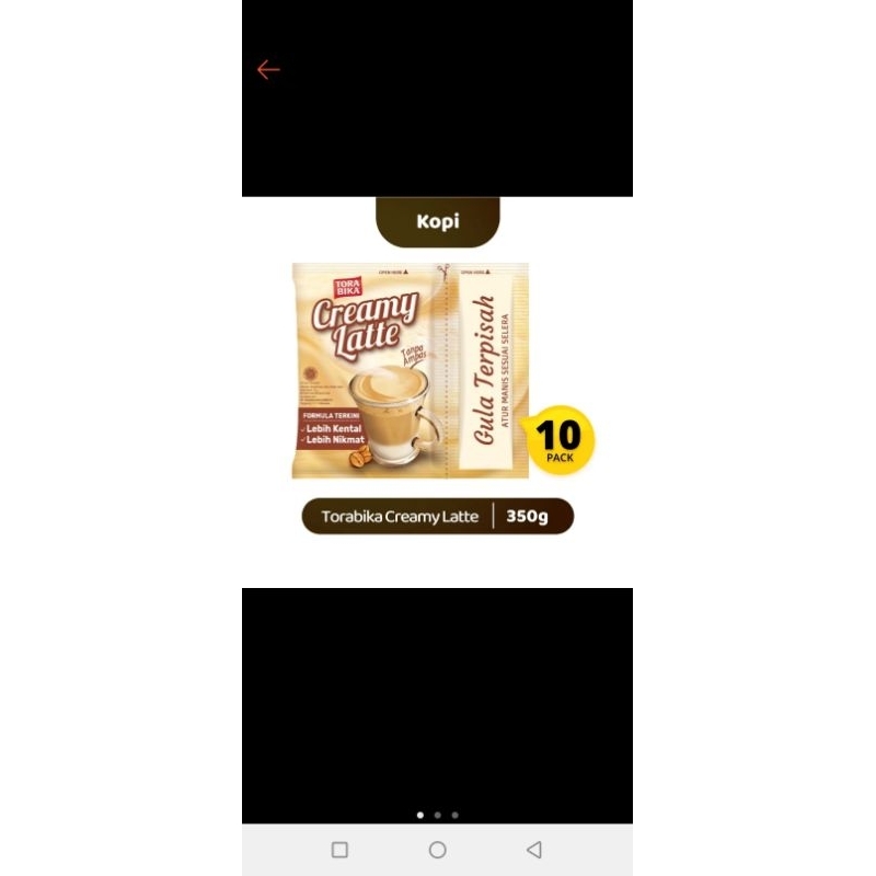 

Torabika Creamy Latte