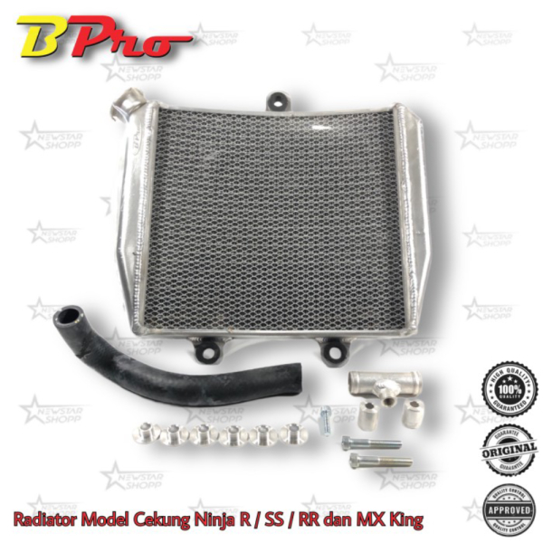 radiator Bpro ninja r rr model cekung original - ninja RR