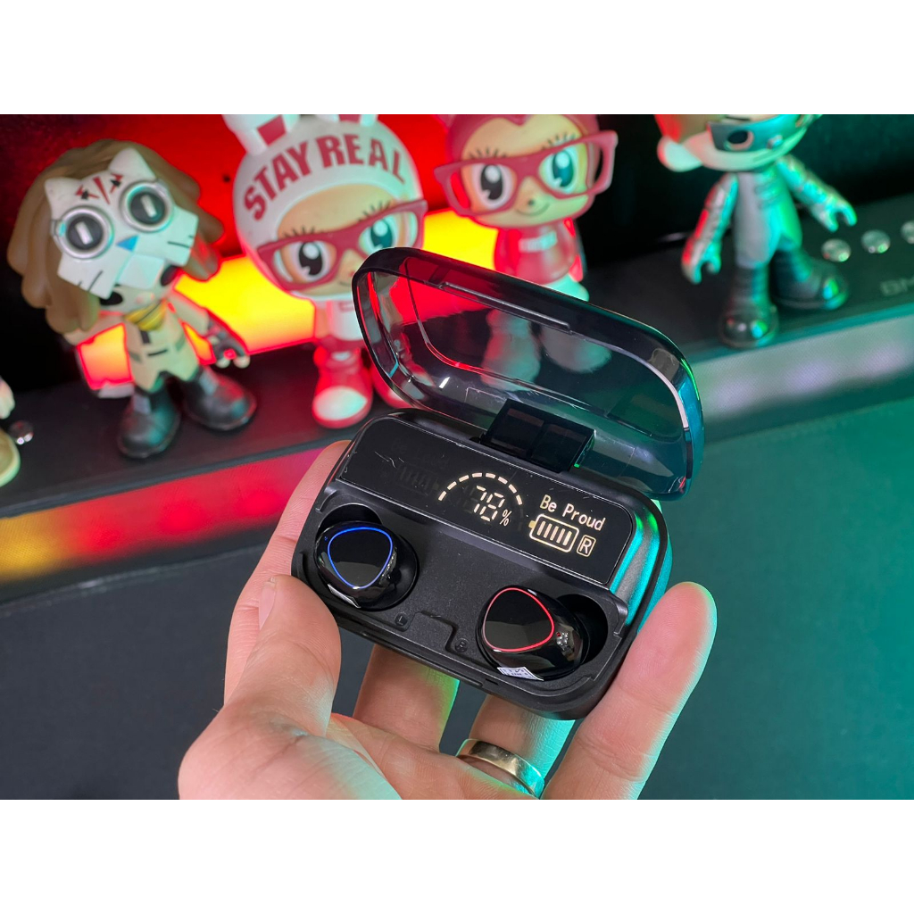 M10 TWS Bluetooth Gaming Earphone Wireless Handsfree Nirkabel Headset